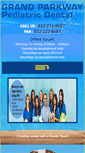 Mobile Screenshot of grandparkwaypediatricdental.com
